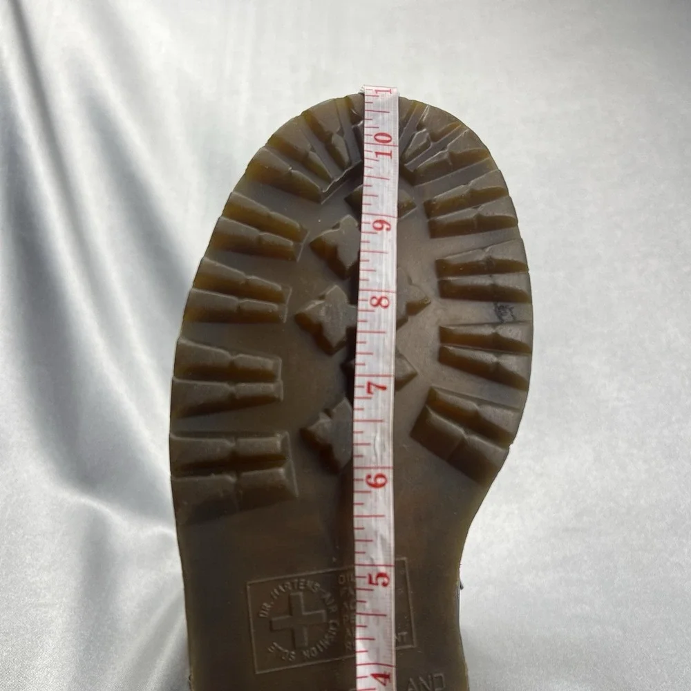 Vtg Dr. Martens Combat Black Leather Boots Made In England * UK 6 / US 7 / EU 39 - Picture 17 of 17